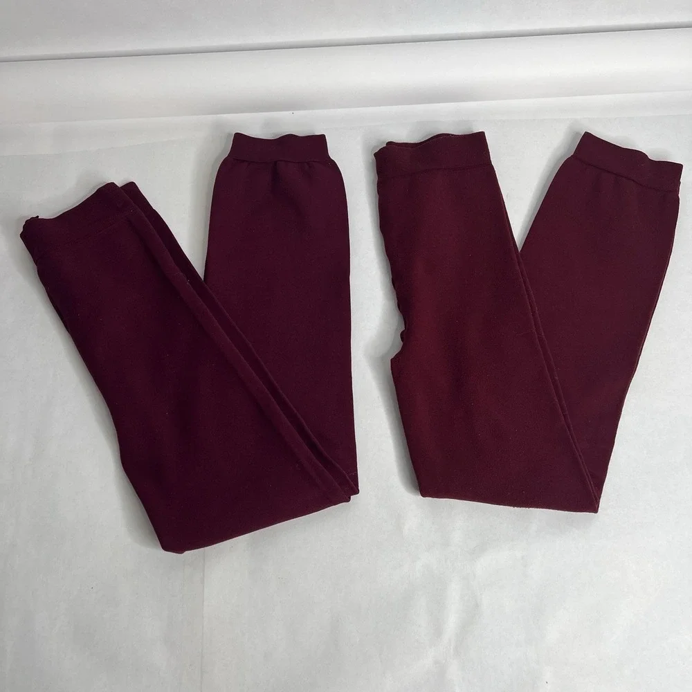 Lot 2 Women's Solid Colored Opaque Microfiber Footless Dance Tights One‎ Sizr